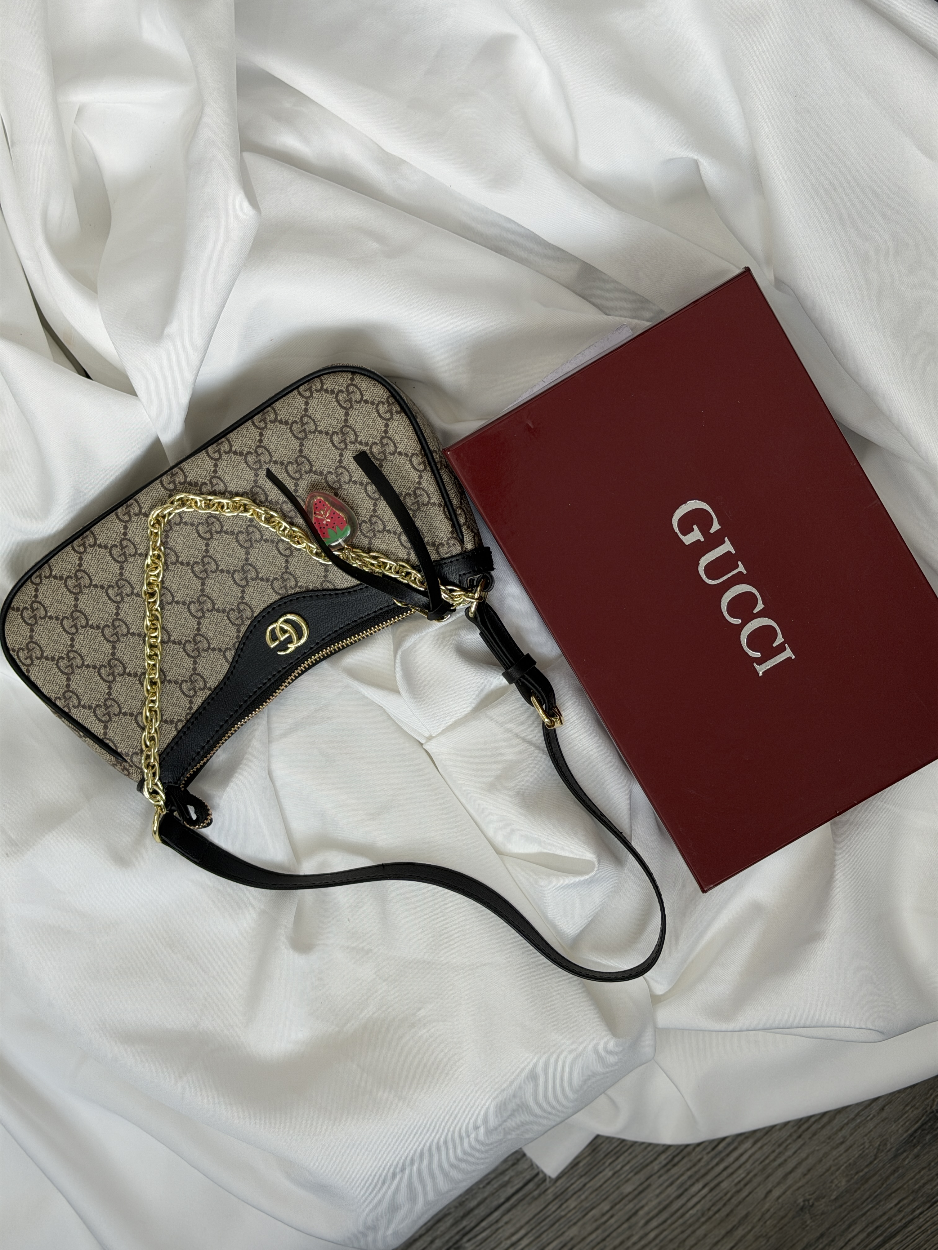 Сумка " Gucci " багет повне пакування — фото 3