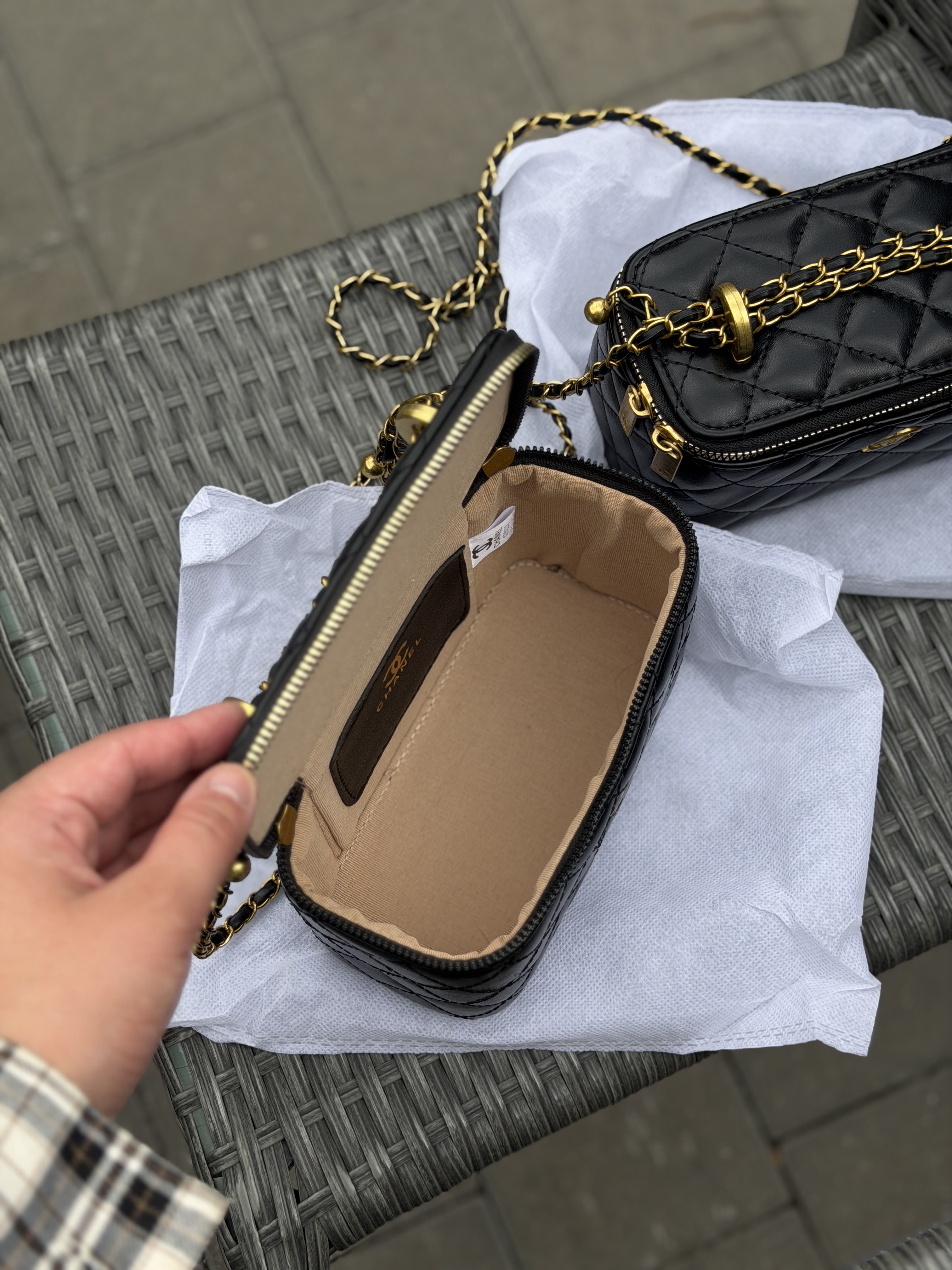 Сумка " Chanel " бюджетна золото — фото 3