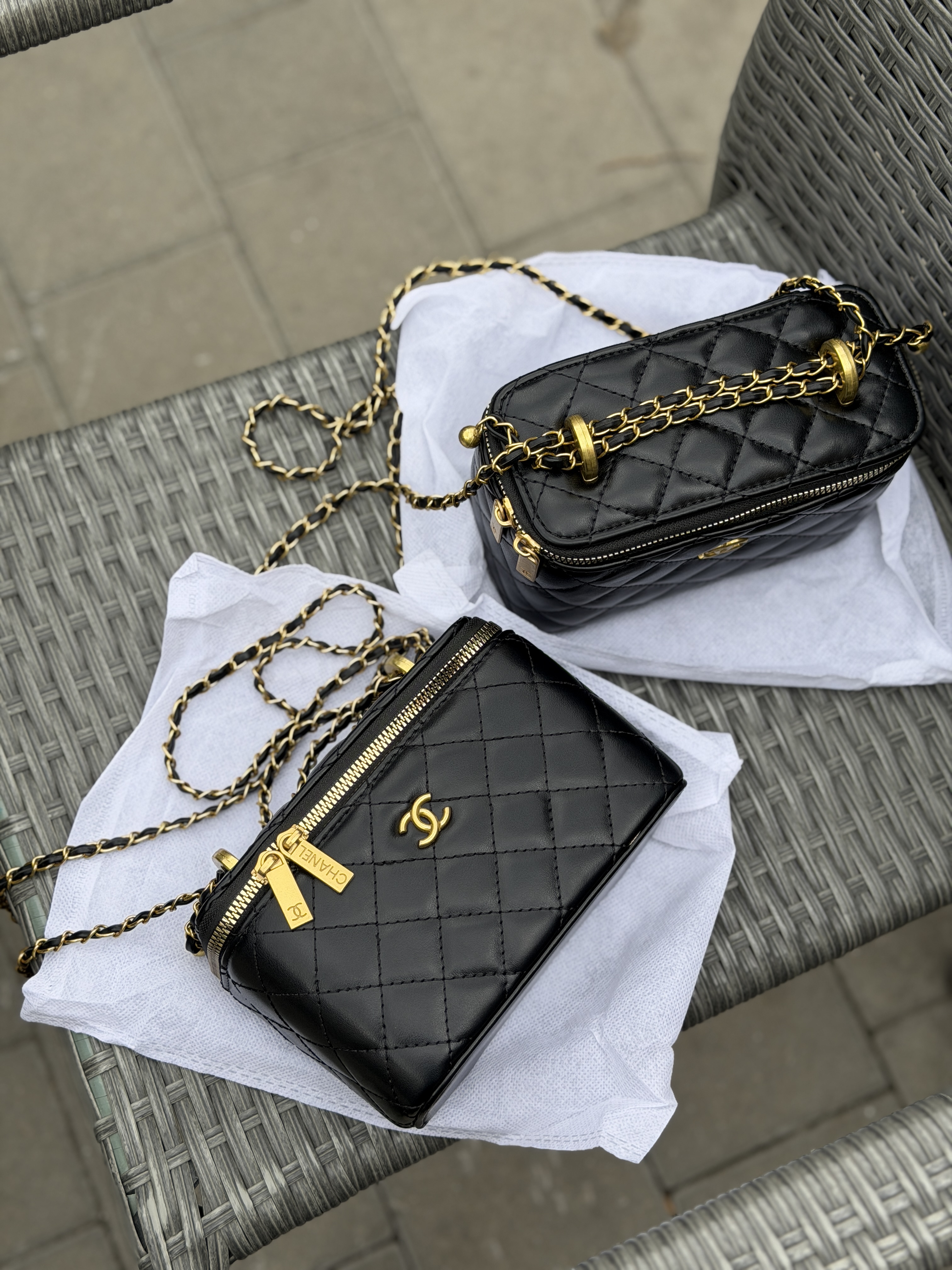 Сумка " Chanel " бюджетна золото — фото 4