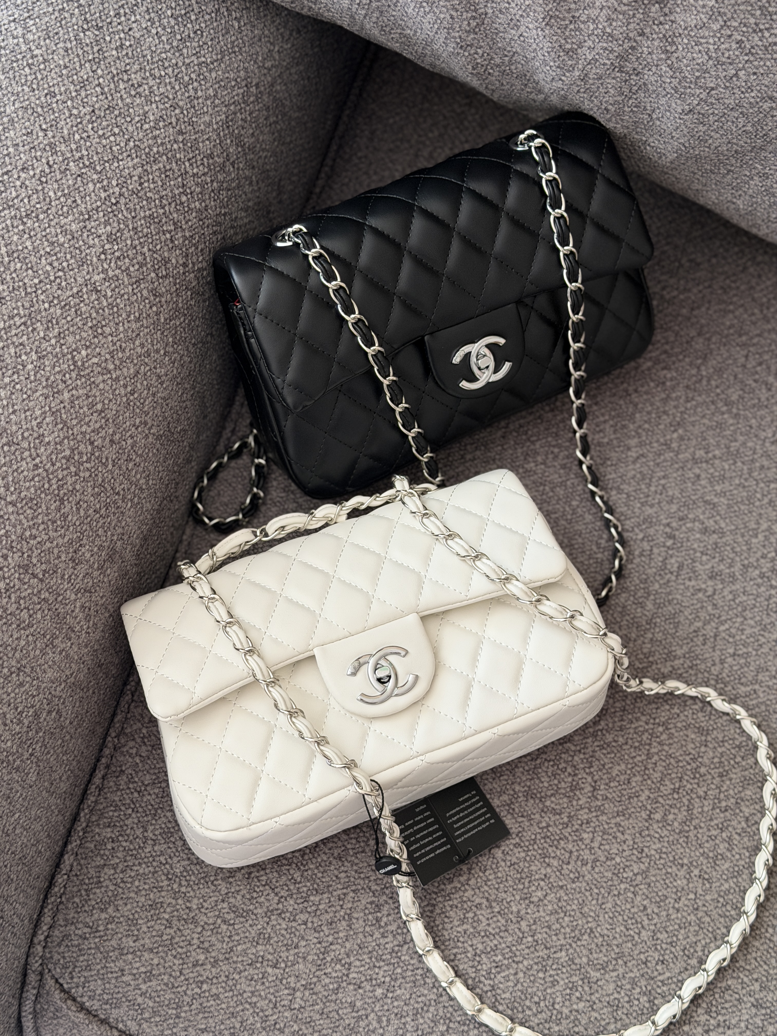 Сумка " Chanel " випукла срібна фурнітура — фото 6