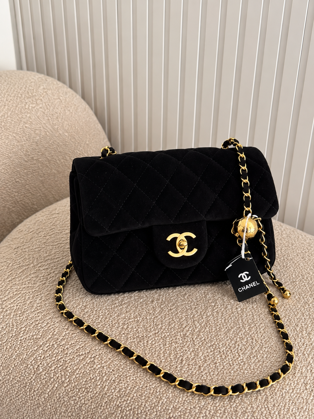Сумка " Chanel " замшева — фото 3
