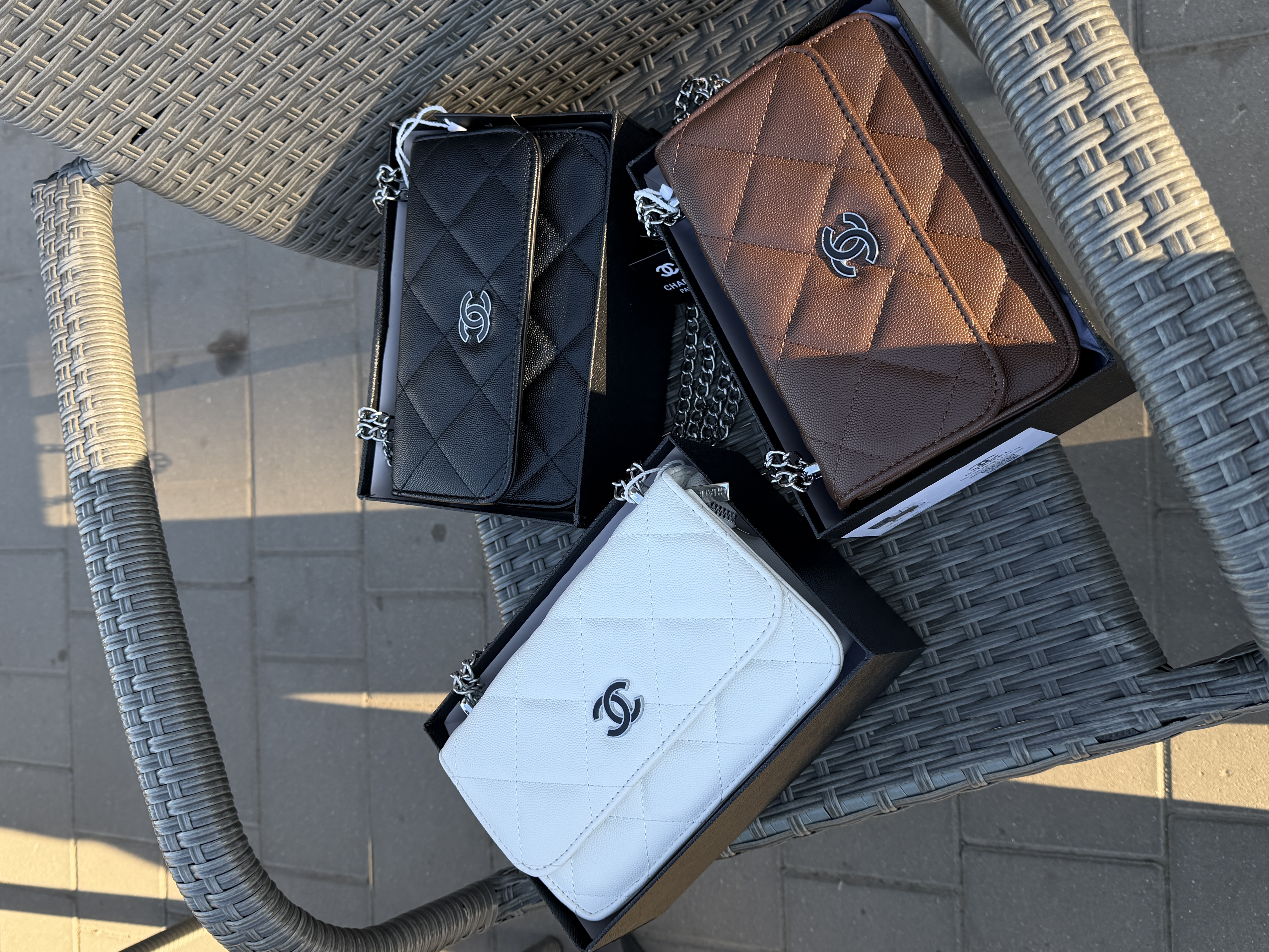 Сумка " Chanel квадратна з коробкою