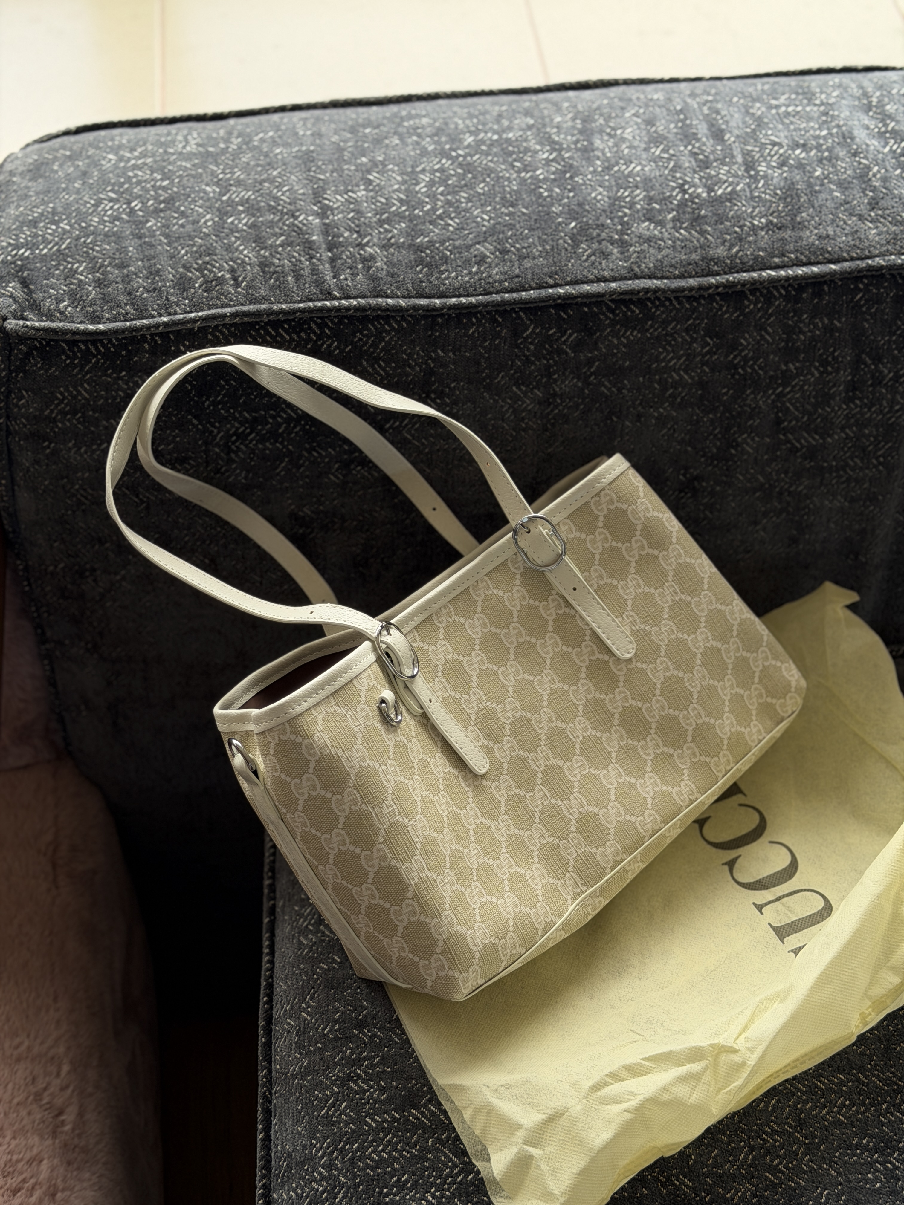 Сумка " Gucci " шопер — фото 3