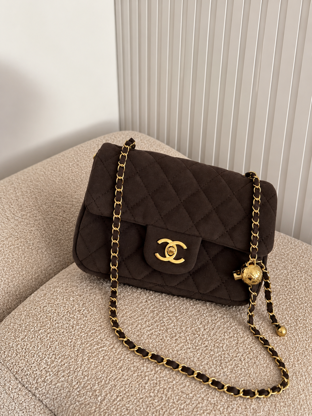 Сумка " Chanel " замшева — фото 4