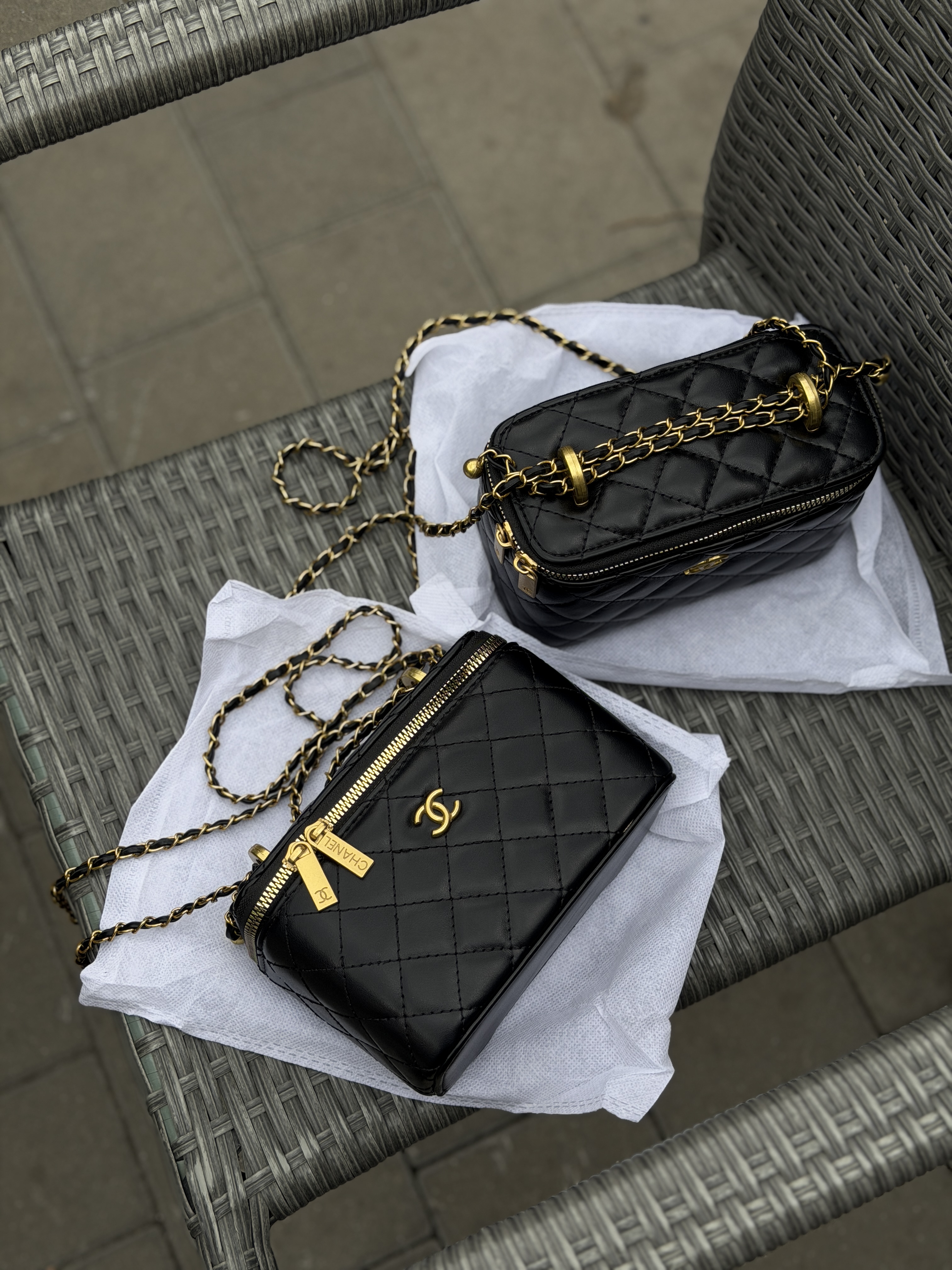 Сумка " Chanel " бюджетна золото — фото 5