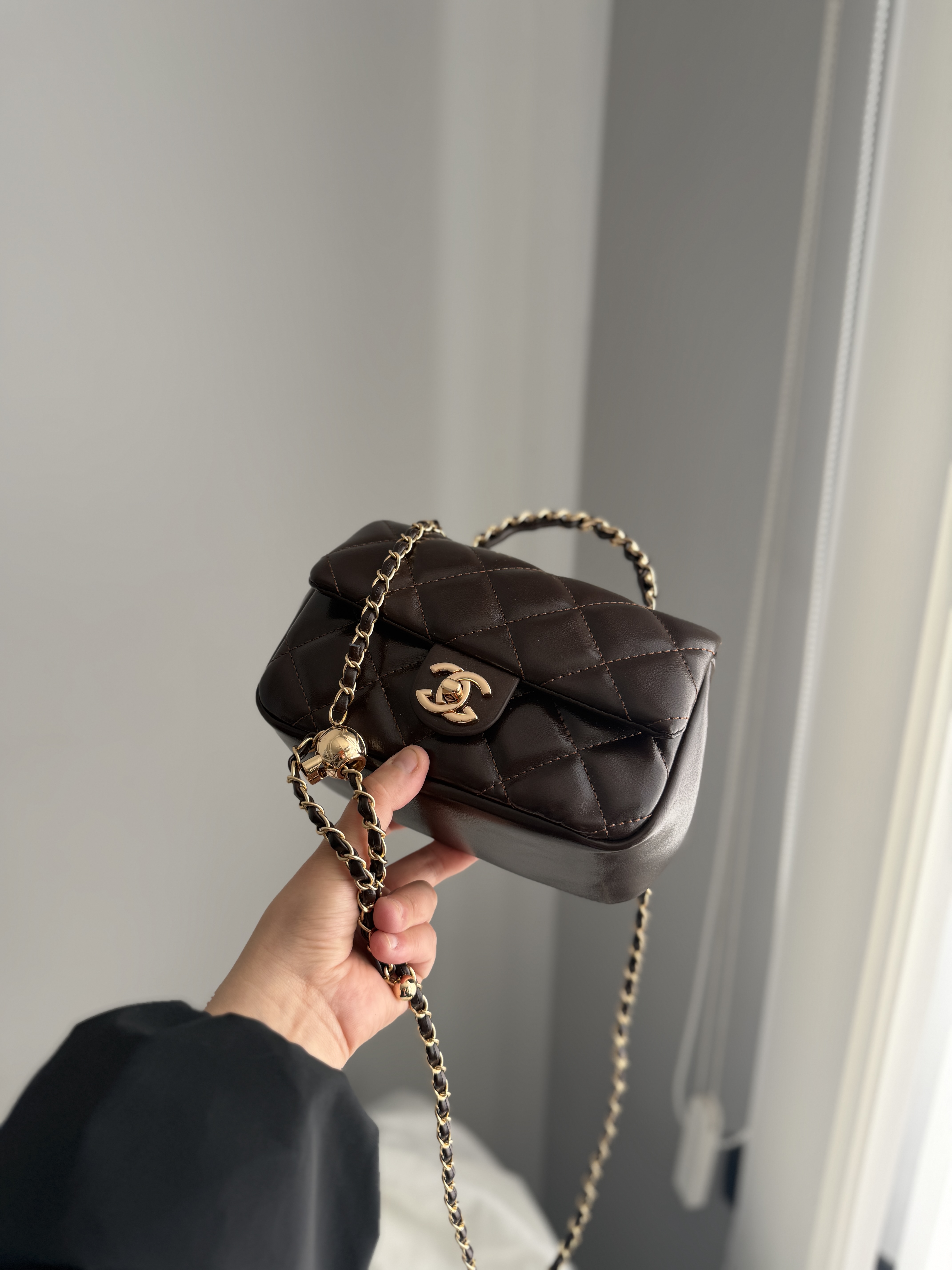 Сумка " Chanel " шоколадна — фото 2