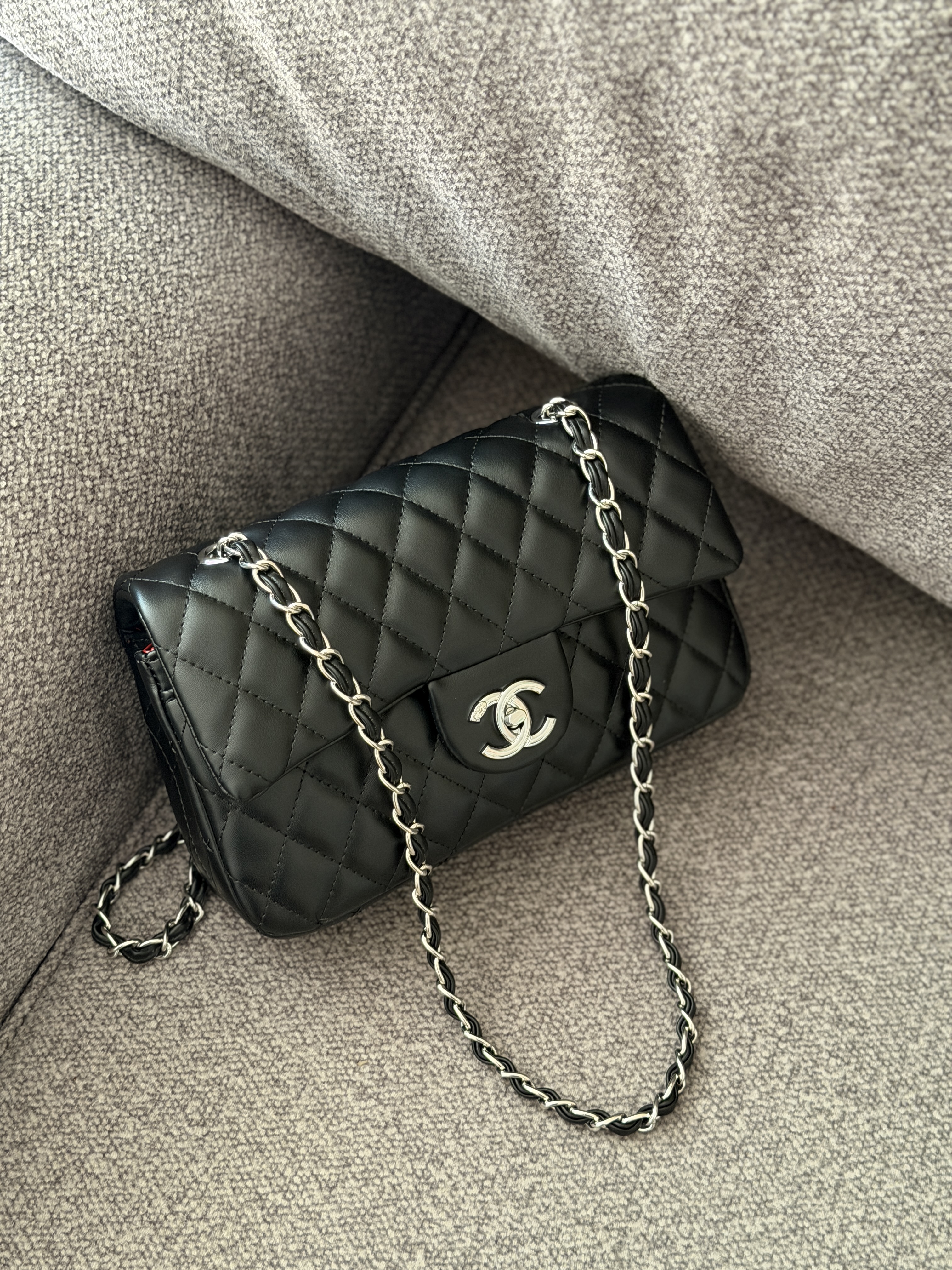 Сумка " Chanel " випукла срібна фурнітура — фото 5