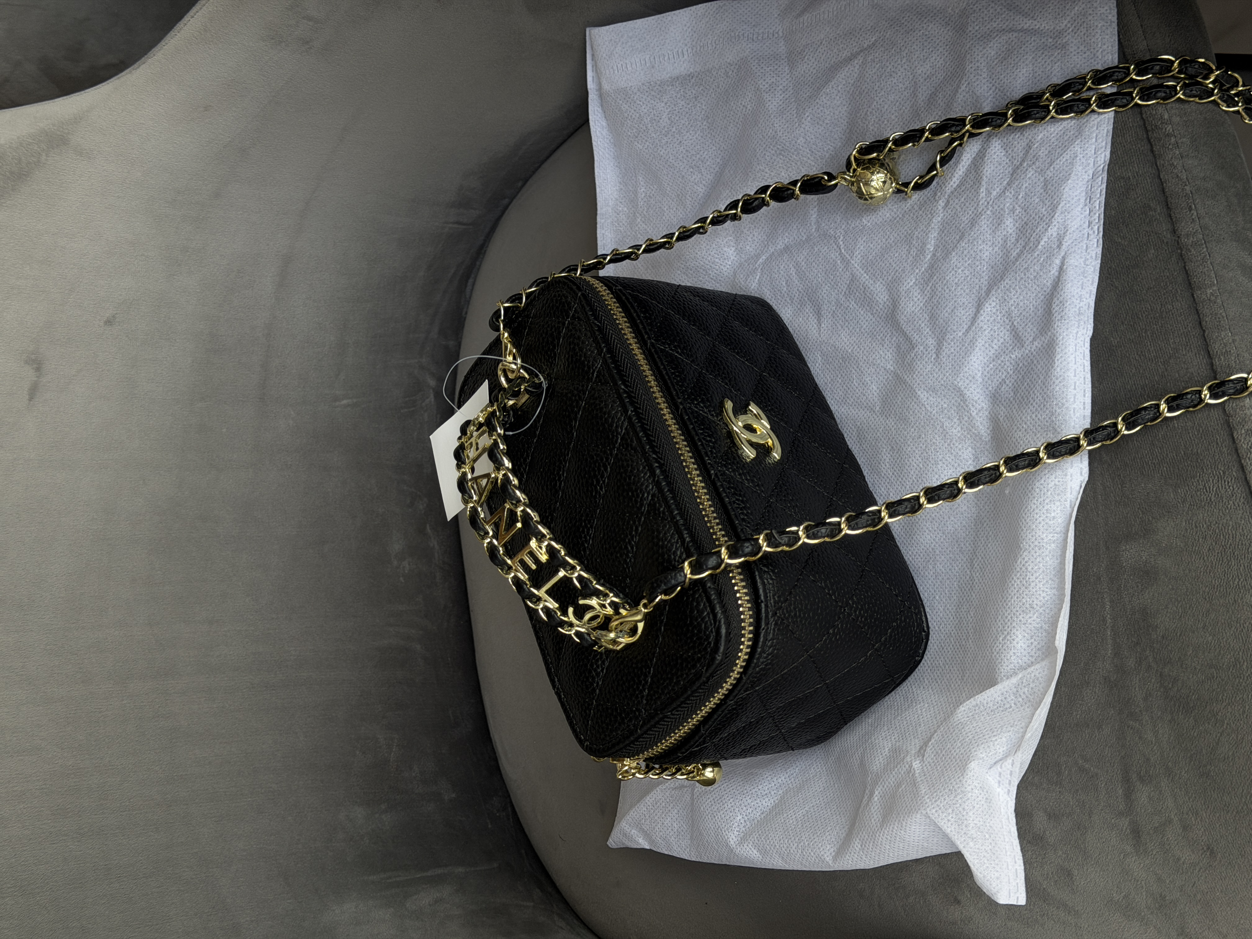 Сумка " Chanel " з бредовою ручкою — фото 4