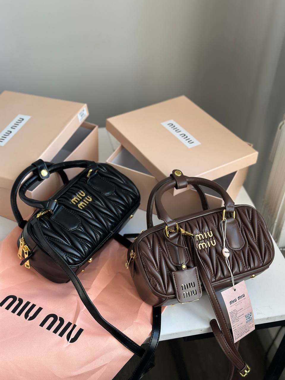 Сумка " Miu miu " шкіра з коробкою