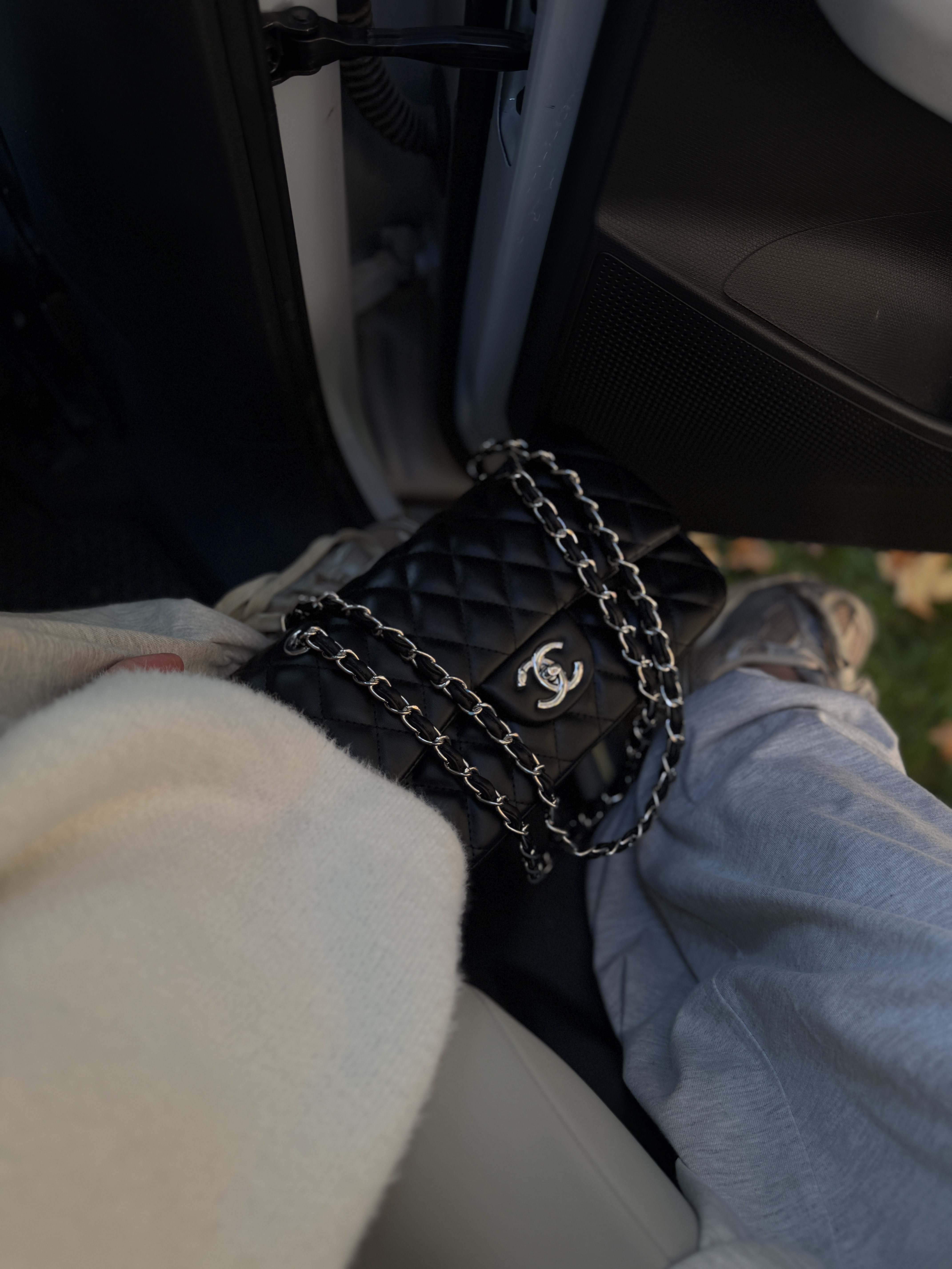Сумка " Chanel " випукла срібна фурнітура — фото 3