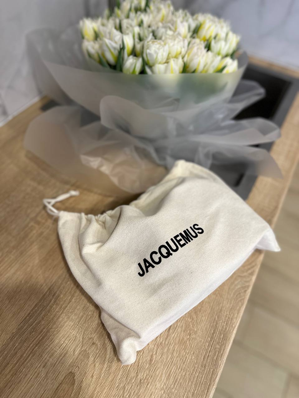 Сумка " Jacquemus " замш міні — фото 2