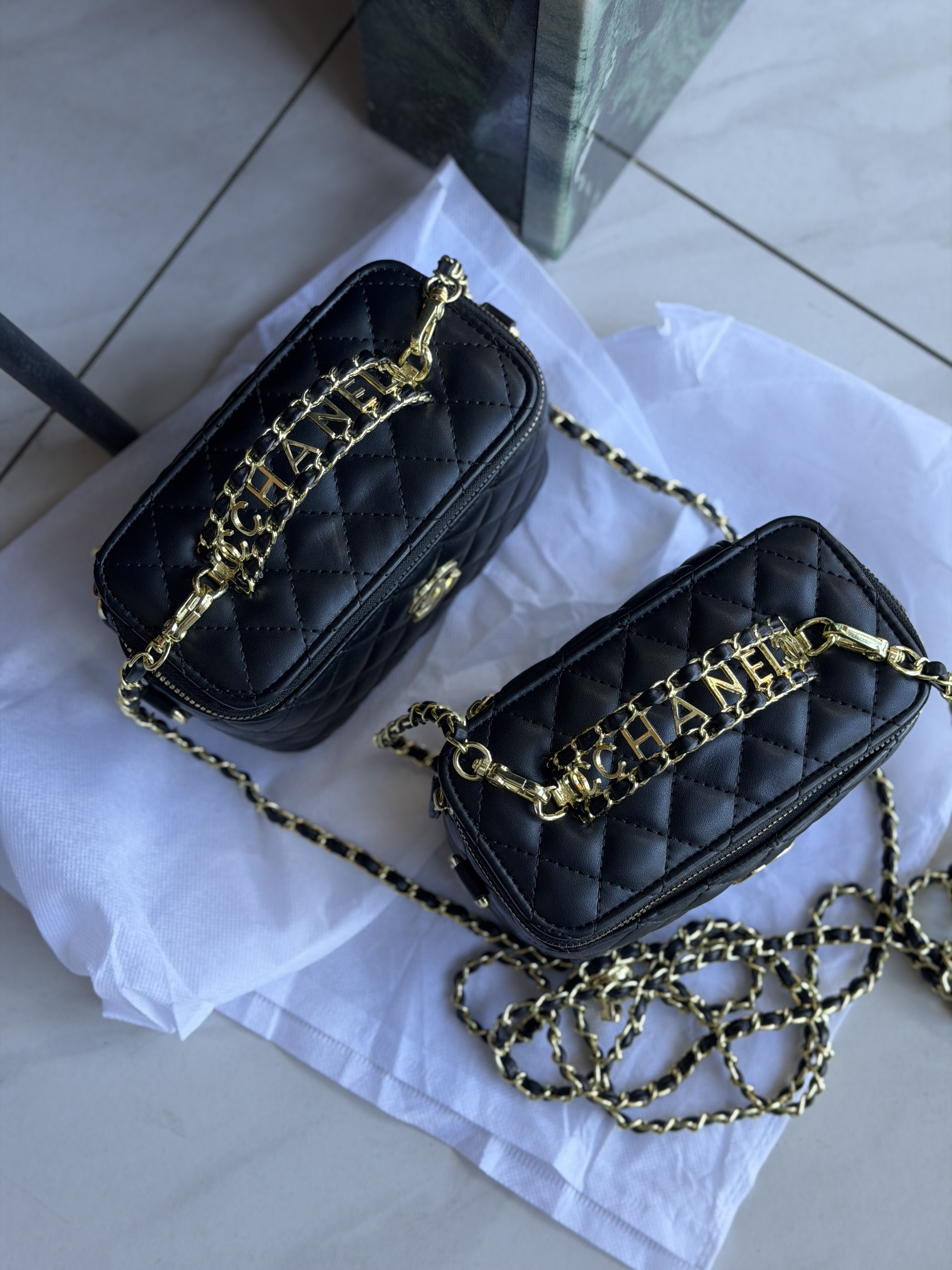 Сумка " Chanel " з брендовою ручкою — фото 4
