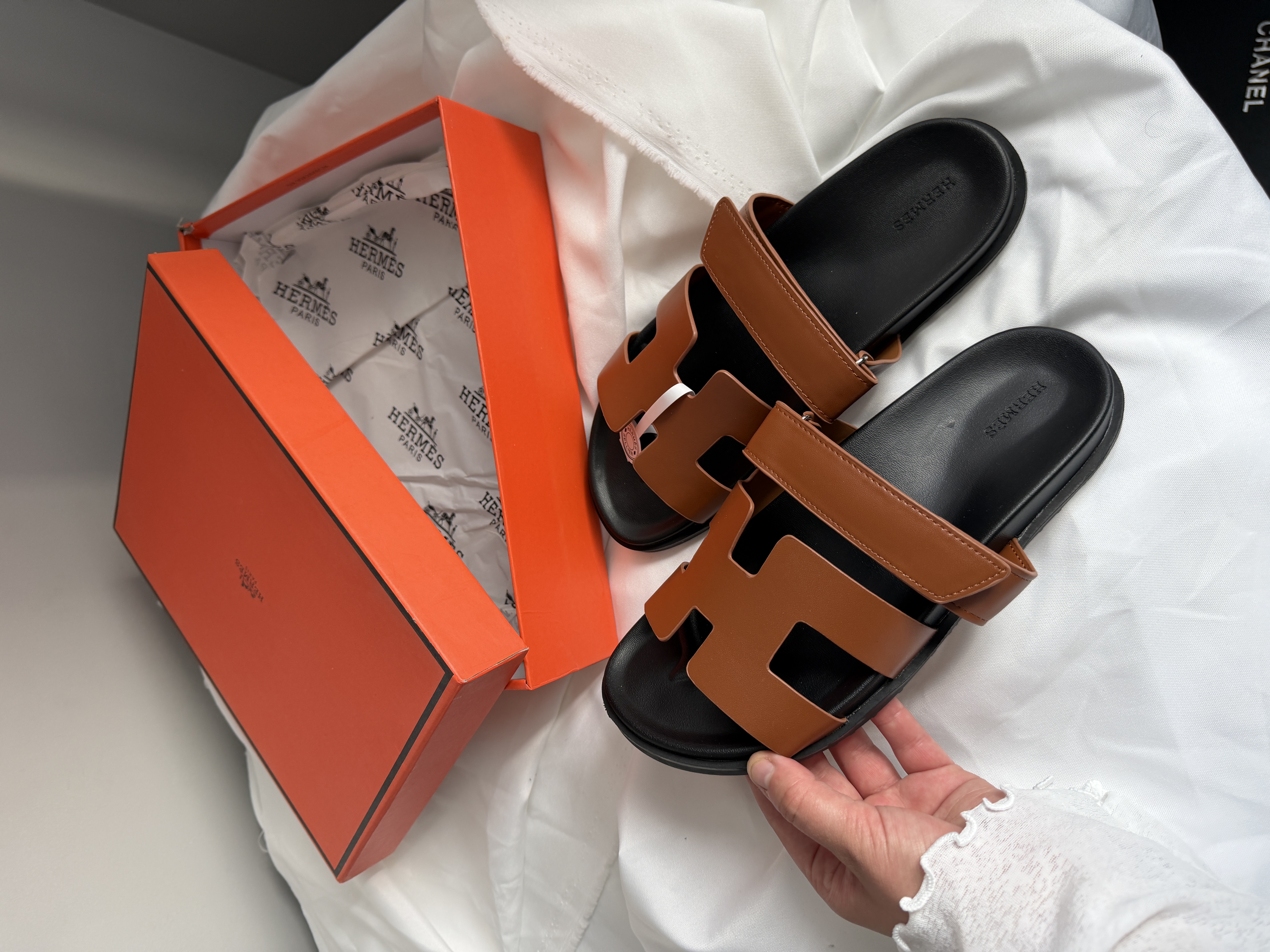 Босоніжки " Hermes " повне пакування