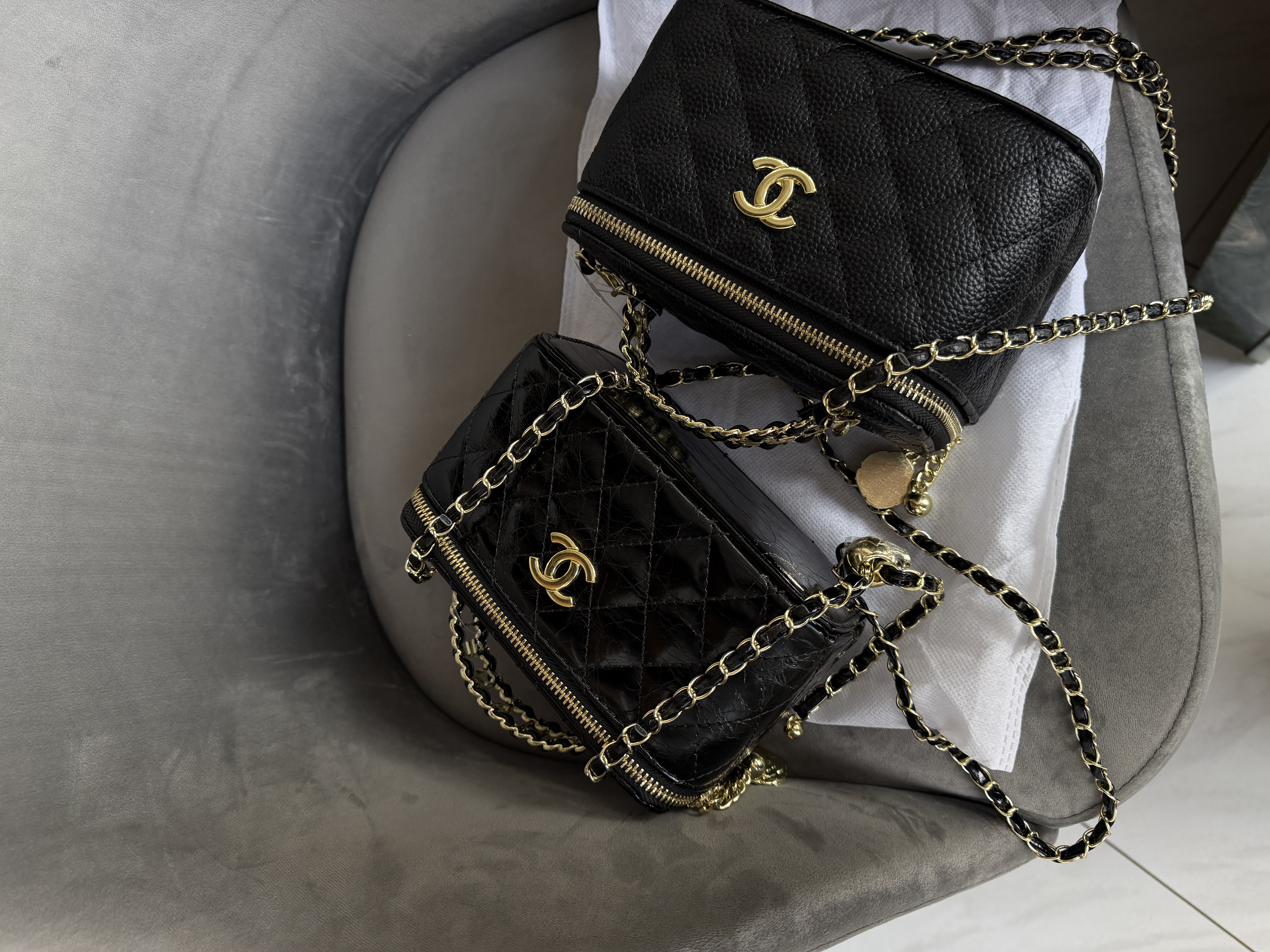 Сумка " Chanel " з бредовою ручкою — фото 5