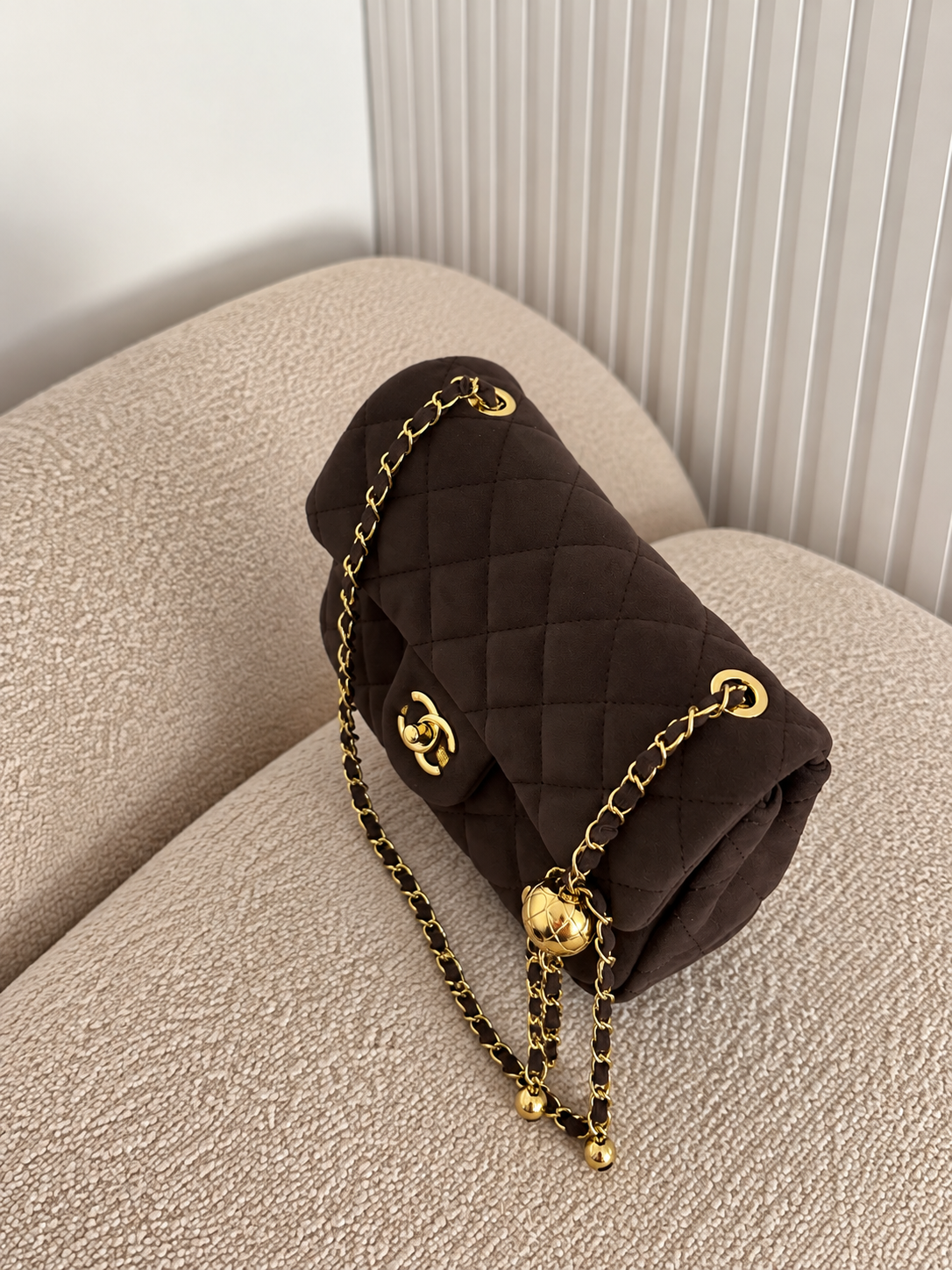Сумка " Chanel " замшева — фото 2