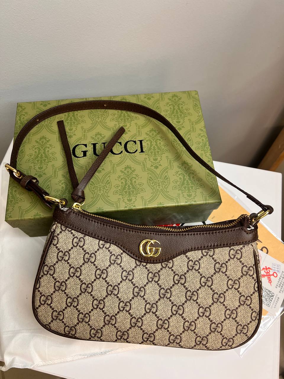 Сумка " Gucci " багет повне пакування — фото 5