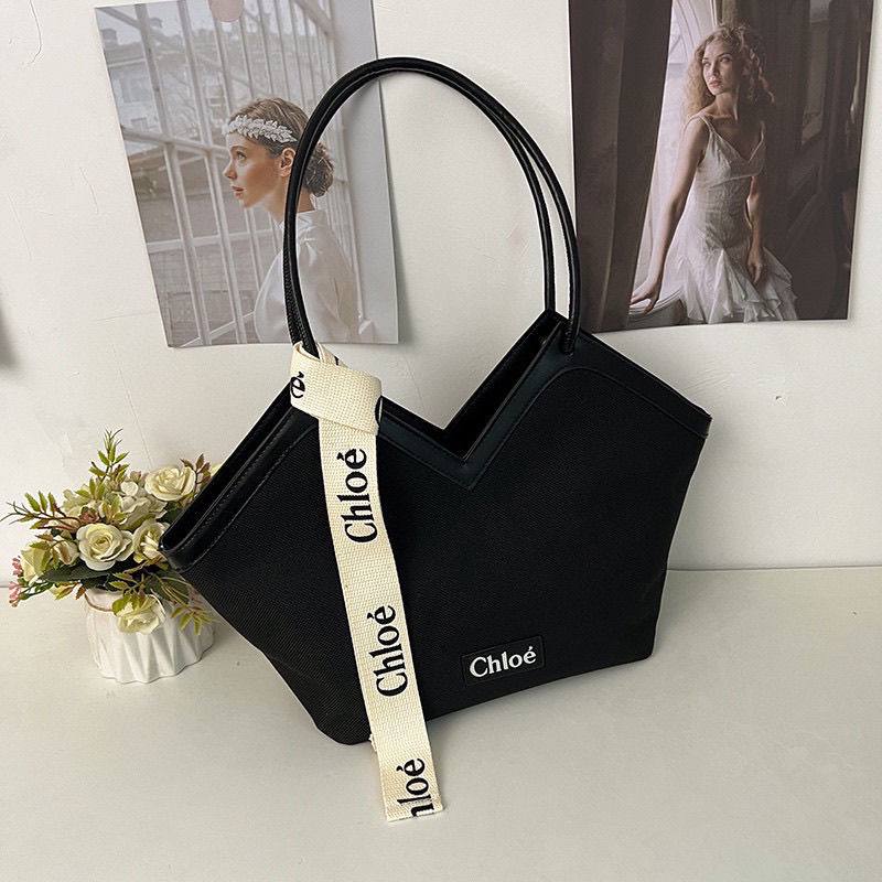 Сумка " Chloe " текстиль — фото 3